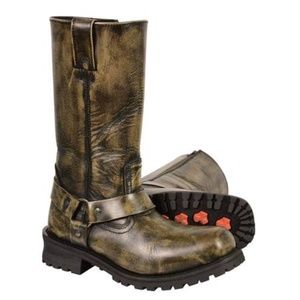 New Milwaukee Leather Mens Water Resistant Boots